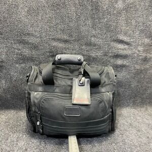 Tumi Black Ballistic Nylon Travel Duffle Bag 261D3 Made in USA Carry On Luggage